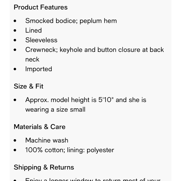 NWT Navy Peplum Shirt - Picture 7 of 7